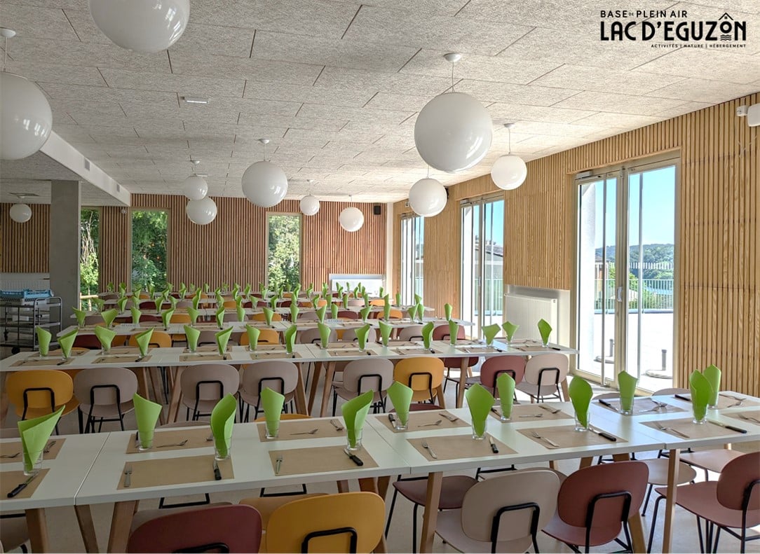 salle de restauration, restaurant, BPA lac Eguzon